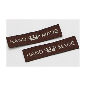 MERKELAPP - HAND MADE med krone